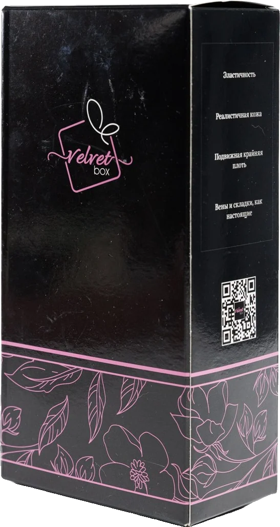 Коробка VelvetBox с описанием на обороте